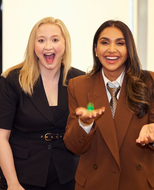 Two founders celebrating at NY Tech Week