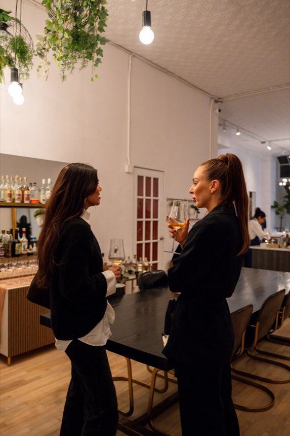 Members in conversation at a Time Rich event