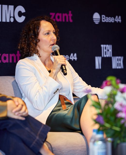 A founder on the NY Tech Week panel