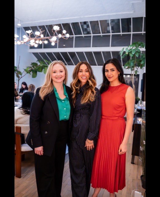 Three founders together at the Time Rich investor dinner
